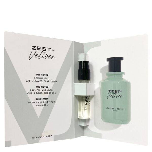 Zest + Vetiver<BR>  זסט + וטיבר 1.5 מ"ל